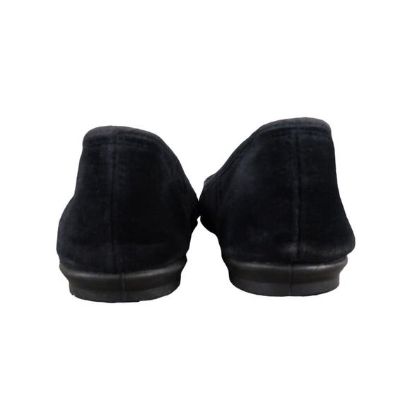 New York Lites Shoes Womens 8 Slippers Velvet Embroidered Horn Holly Black Flats - Picture 5 of 16